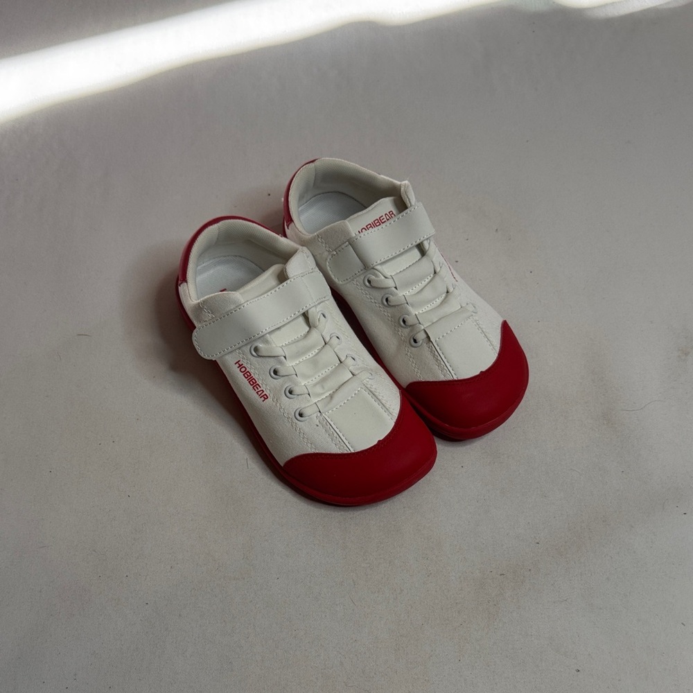 HOBIBEAR Kid's Sorrel 2.0 Red/White Barefoot Shoes